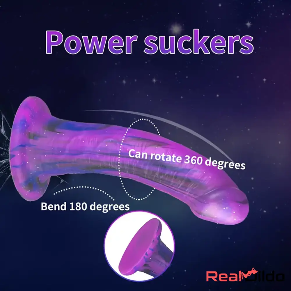 7.08in Silicone No Eggs Soft Dildo For Female Male Love Sex Toy Real Dildo