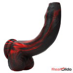 8.46in Large Uncut Silicone Soft Mixed Color Anal Dildo Adults Sex Toy Real Dildo