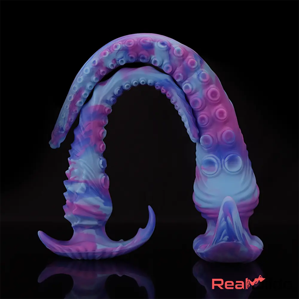 13.5in 17.7in Fantasy Big Long Octopus Tentacle Silicone Soft Real Dildo - Real Dildo