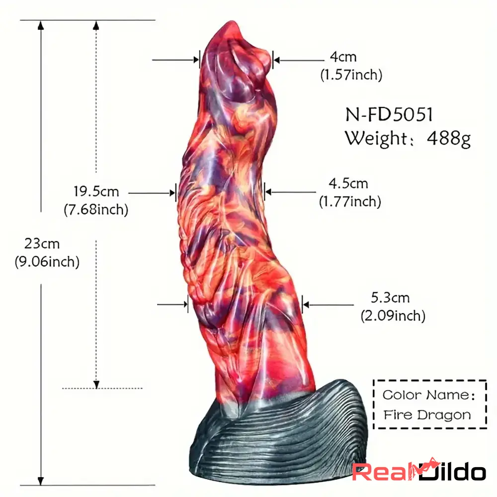 9.06in Real Cock Big Monster Penis Soft Silicone Dildo Anal Expander Penis Real Dildo