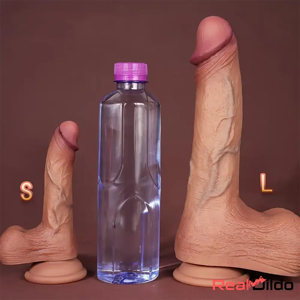6.1in 7.87in 10.24in Realistic Liquid Silicone Soft Dildo For Women Male Cock - Real Dildo