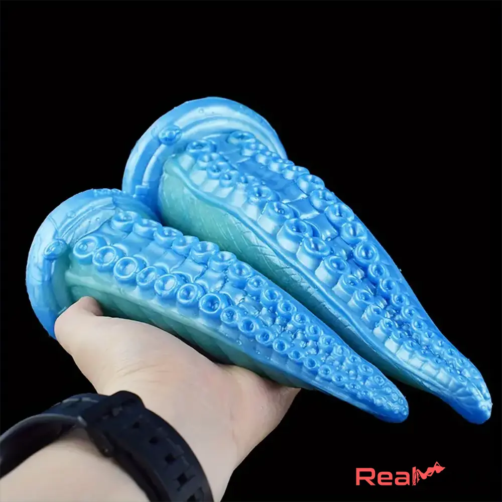 7.16in 9.05in Fantasy Monster Tentacle Silicone Soft Dildo Masturbator Real Dildo