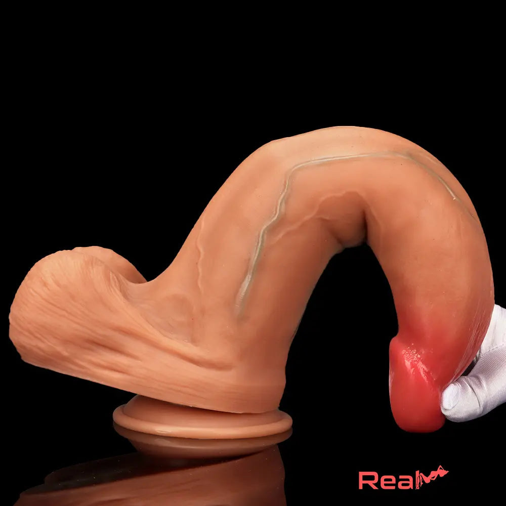 10.03in 9.25in 13in Soft Silicone Big Lifelike Real Dual Density Dildo Real Dildo