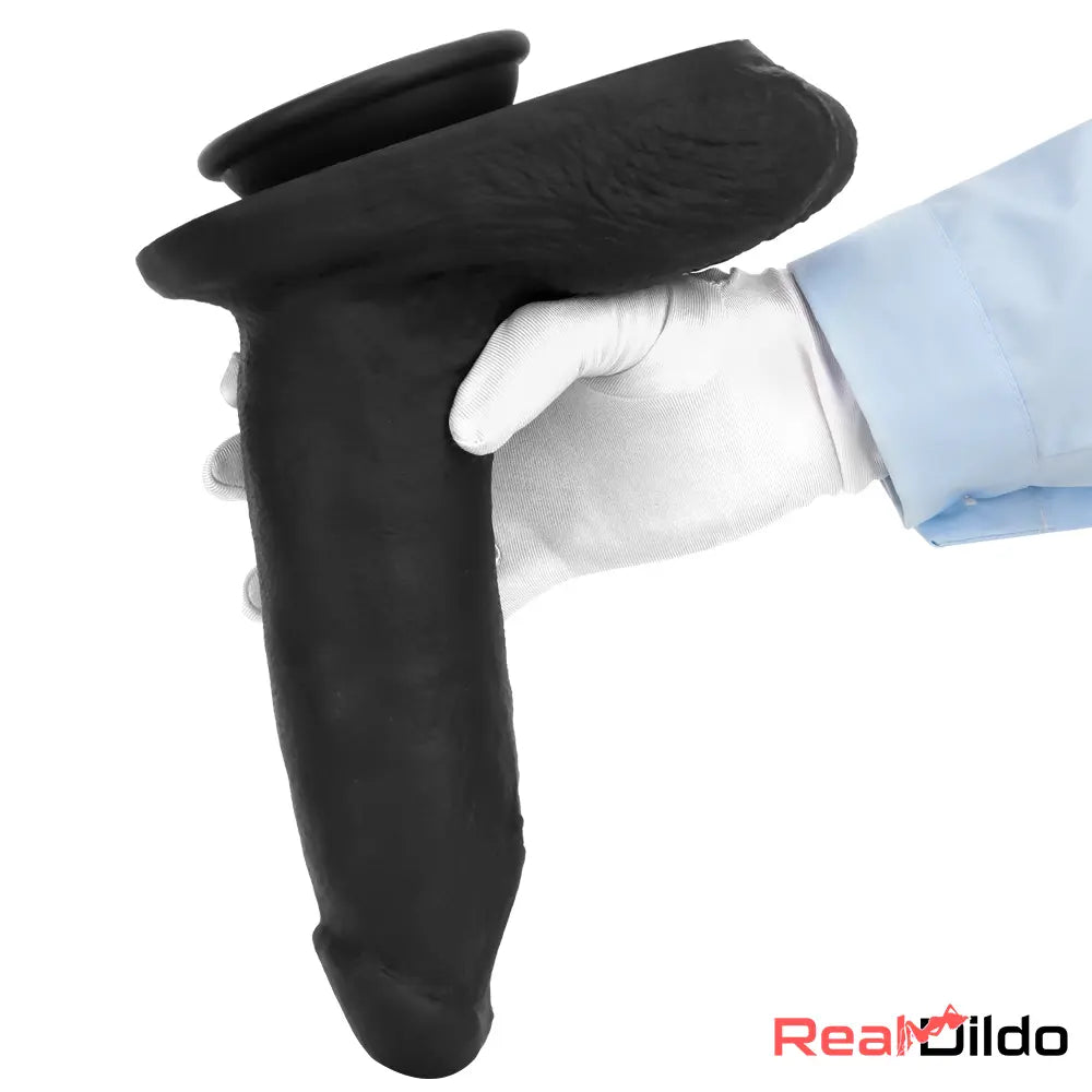 9.25in 10.23in Premium Soft Liquid Silicone Big Real Dildo For Women Clit Real Dildo
