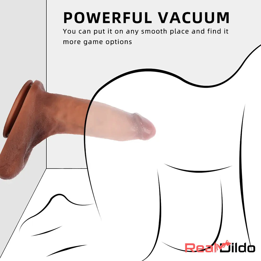 9.25in 10.23in Premium Soft Liquid Silicone Big Real Dildo For Women Clit Real Dildo