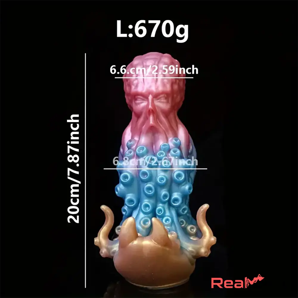 5.7in 7.87in Tentacle Octopus Silicone Soft Dildo For Women Erotic Sex Toy - Real Dildo