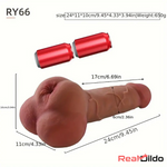 9.45in Silicone Real Soft Feeling Big Dildo Anal Pocket Pussy For Adults Real Dildo