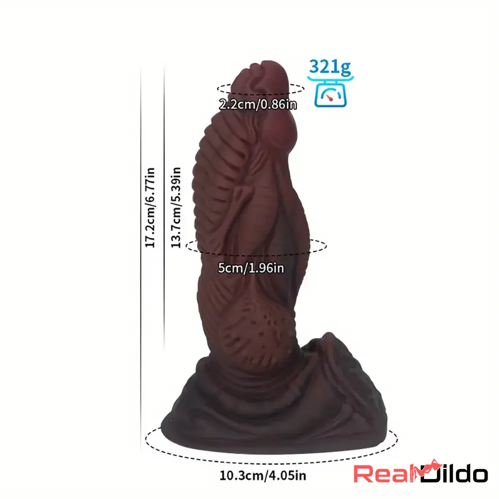 6.77in Fantasy Monster Knots Silicone Soft Dildo Sex Toy For Vagina - Real Dildo