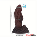6.77in Fantasy Monster Knots Silicone Soft Dildo Sex Toy For Vagina - Real Dildo