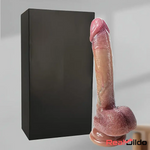 7.48in 8.66in Real Lifelike Silicone Soft Dildo For Female Sex Pleasure Penis Real Dildo