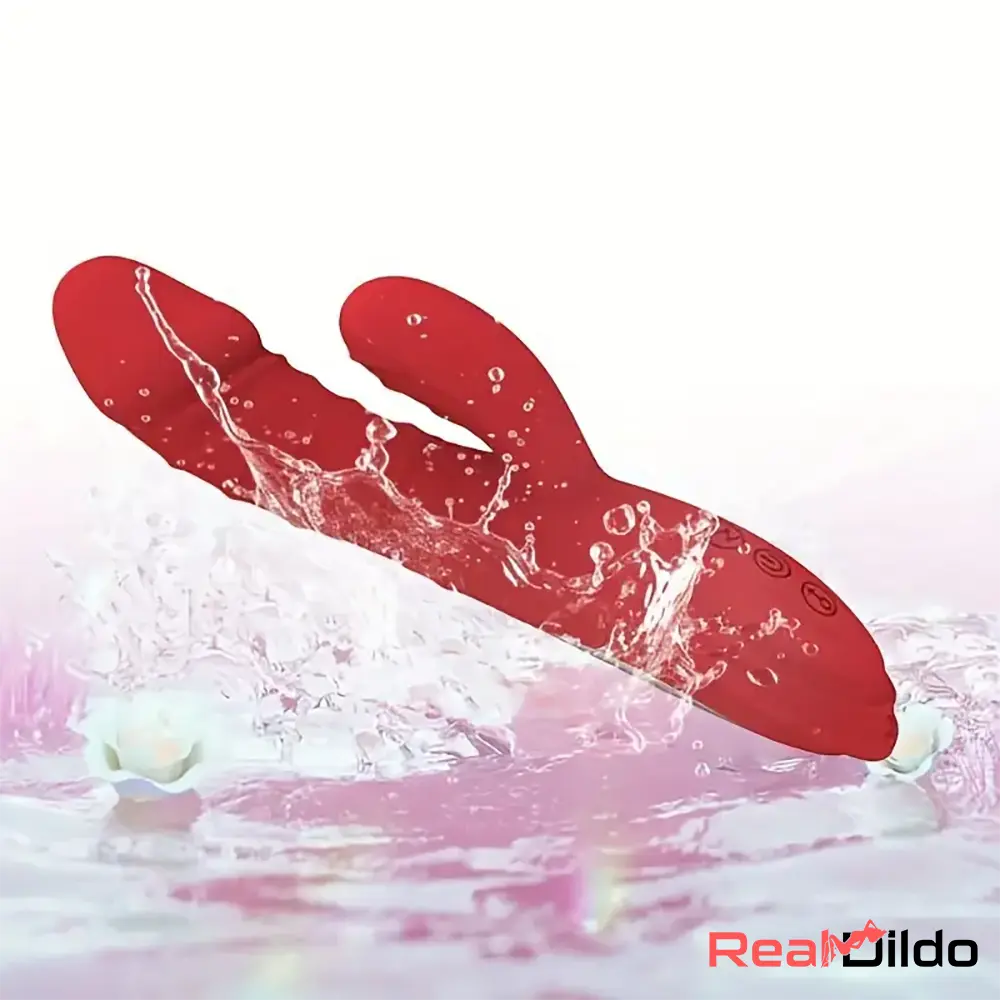 8.8in Heating Vibrating Soft Silicone Dildo Vibrator For Adult Female Real Dildo