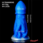 8.26in Fantasy Big Octopus Tentacle Silicone Soft Dildo Anal Masturbator Real Dildo