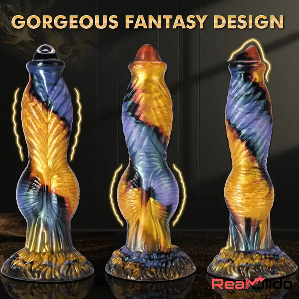 10.23in Soft Silicone Telescopic APP Control Monster Electric Dildo Real Dildo