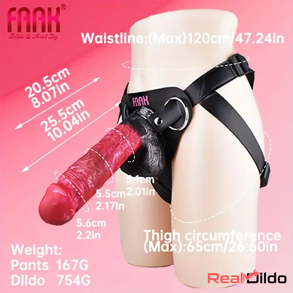 10.01in Silicone Soft Big Strap On Wearable Dildo For Women Vagina Real Dildo