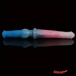15.7in Long Large Double Sided Liquid Silicone Dog Horse Animal Dildo Real Dildo