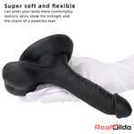 7.48in Big Suction Cup Silicone Soft Mixed Color Dildo For Sex Toy Safety Real Dildo