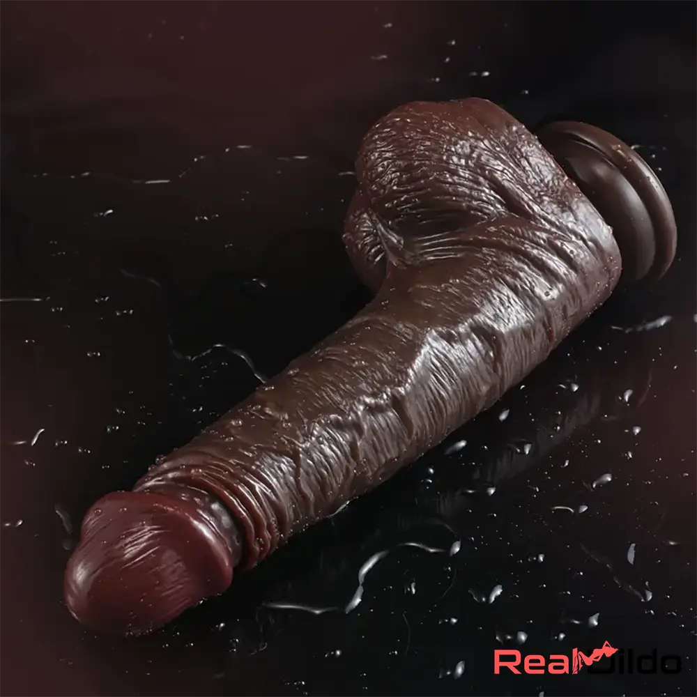7.08in 8.46in Realistic Silicone Dildo Women With Sliding Foreskin Couples Real Dildo
