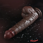 7.08in 8.46in Realistic Silicone Dildo Women With Sliding Foreskin Couples Real Dildo