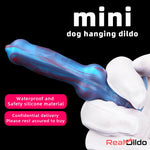 3.81in Mini Soft Silicone Lifelike Animal Dog Penis Dildo For Sex Beginners Real Dildo
