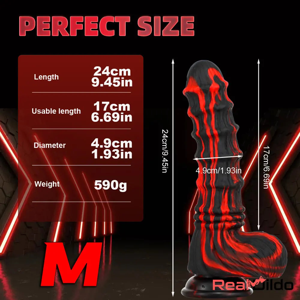 8.27in 9.45in 10.83in Silicone Soft Big Animal Horse Odd Fantasy Dildo - Real Dildo