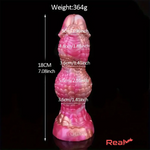 7.08in Fantasy Monster Dragon Silicone Soft Dildo For Couples Pleasure Toy Real Dildo