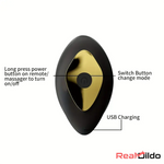 5.5in Unisex Silicone Soft Vibrating Remote Dildo For Women Men Adults - Real Dildo