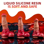 7.4in 8.46in 9.44in 10.03in 11.22in Big Silicone Soft Horse Penis Real Dildo - Real Dildo