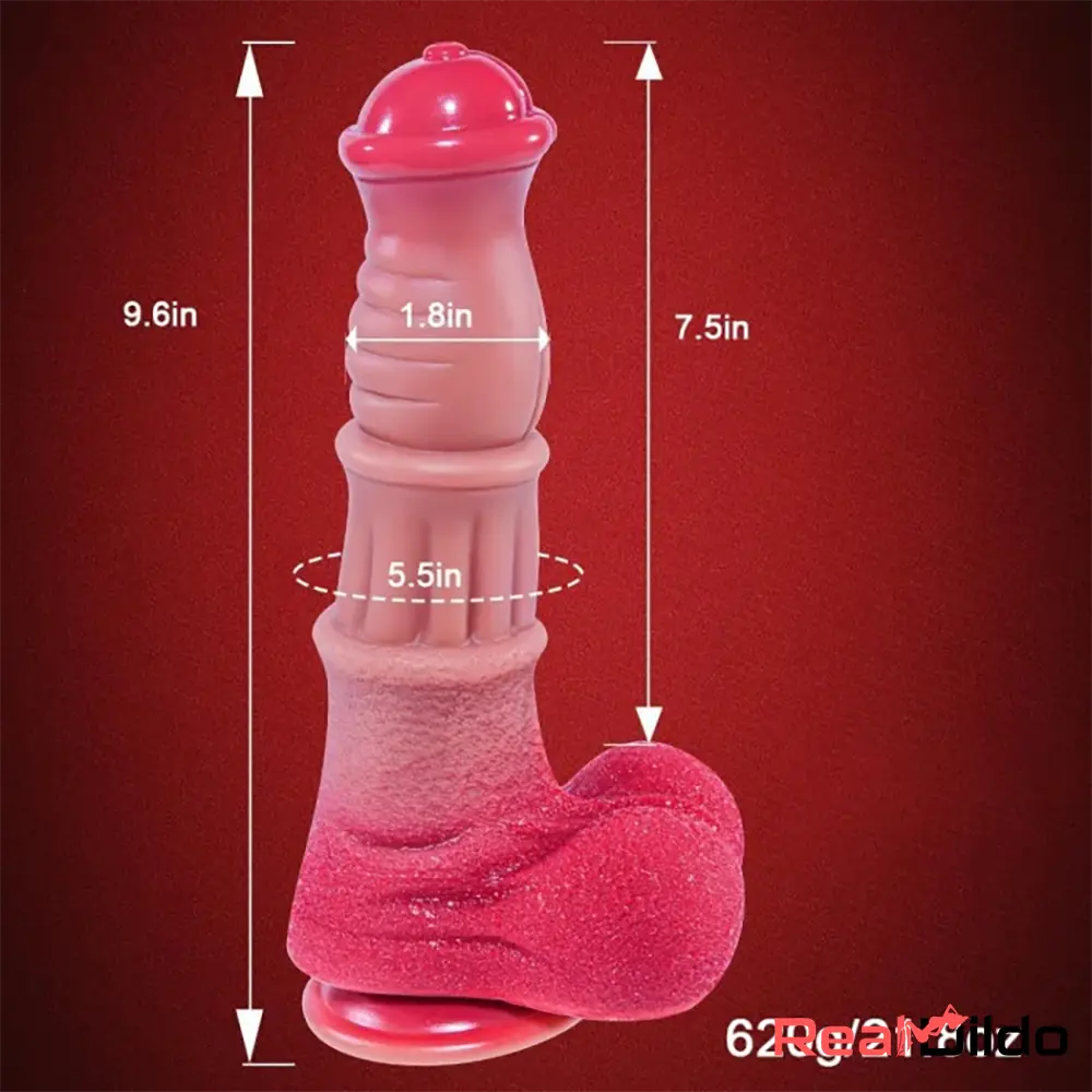 9.6in Silicone Big Soft Horse Cock Animal Dildo For Hands-free Intimate Real Dildo