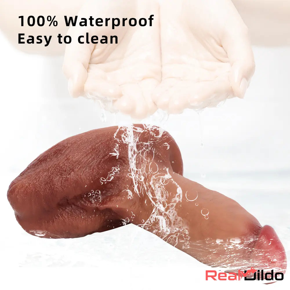 9.25in 10.23in Premium Soft Liquid Silicone Big Real Dildo For Women Clit Real Dildo