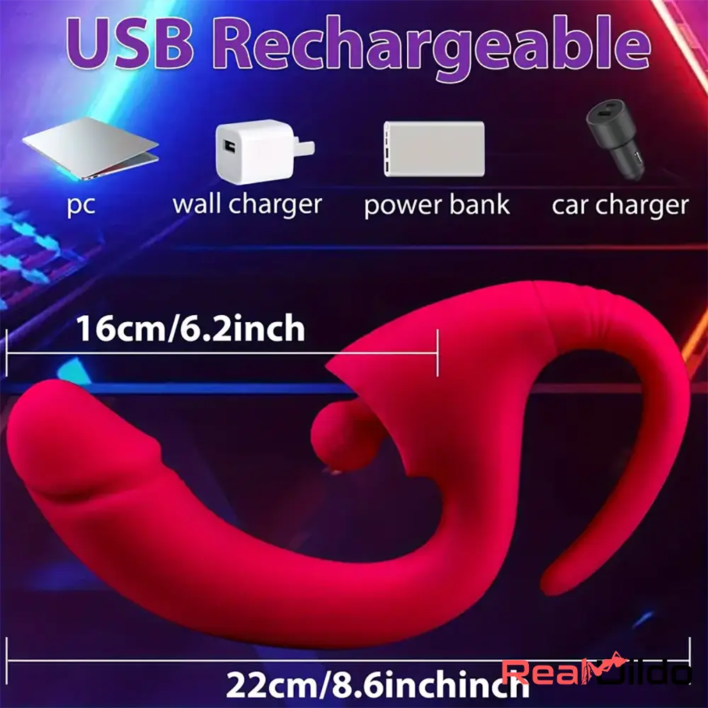 8.6in Auto Vibrating Impacting Big Dildo BDSM Sex Toy For Pleasure Toy Real Dildo