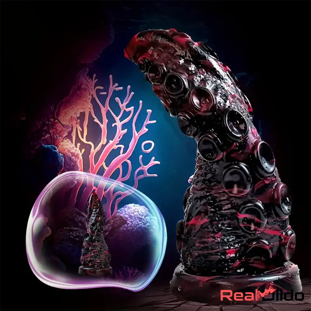 7.87in Fantasy Monster Octopus Tentacle Silicone Ergonomic Cock Dildo Real Dildo