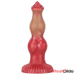 6.69in 7.48in 9.06in Silicone Fantasy Animal Dog Knot Soft Cock Dildo - Real Dildo