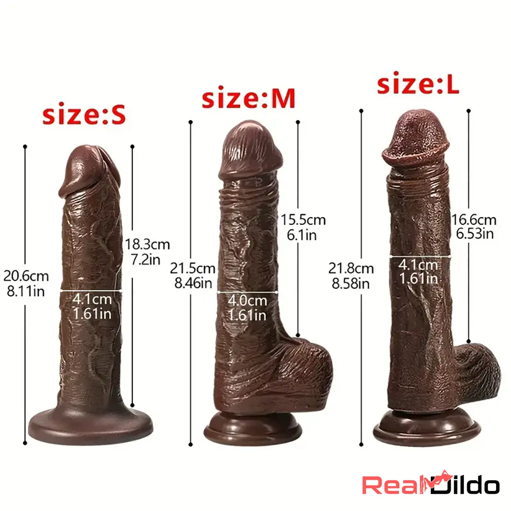 Multiple Inches Silicone Soft Female Dildo Sex Toy For Vaginal Clit Stimulation Real Dildo