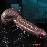 10in Realistic Skin Feel Like Soft Liquid Silicone Dildo For Sex Massager Real Dildo