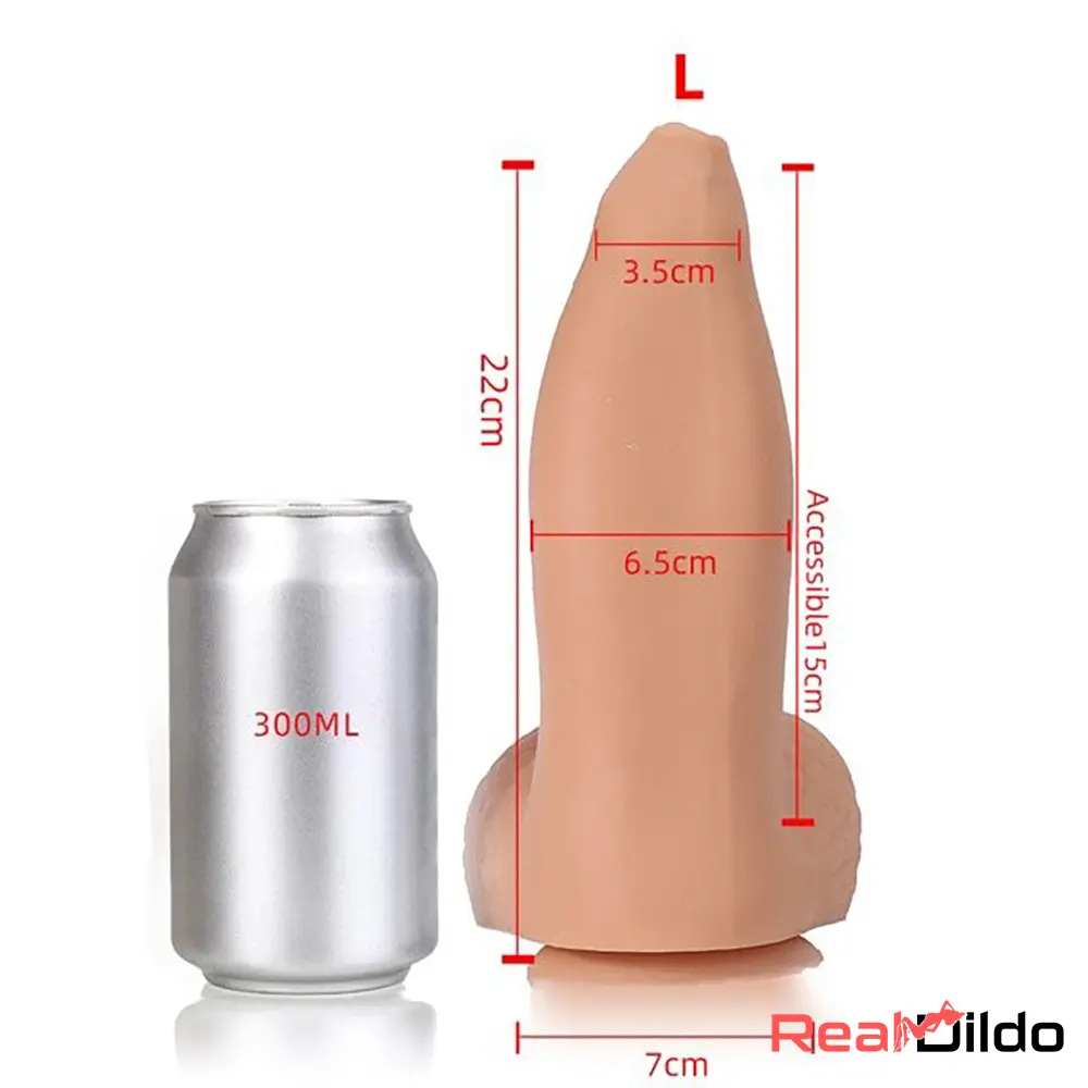 5.9in 7.09in 8.66in 9.45in 11.02in Silicone Big Thick Soft Cock Sex Dildo Real Dildo