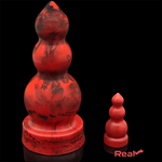 4.13in 7.09in 8.27in 11.02in Fantasy Silicone Soft Butt Plug Dildo Women Toy Real Dildo