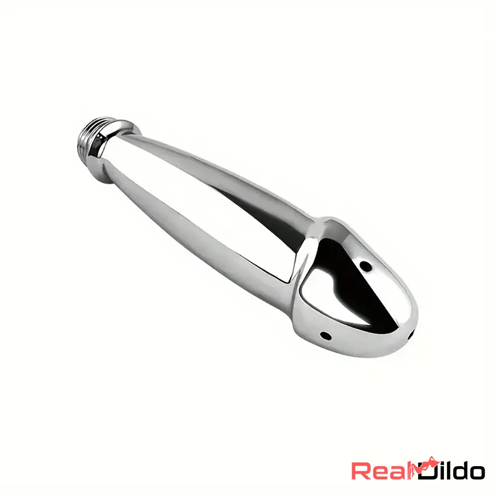 4.05in 4.92in Metal Enema Shower Small Dildo For G Spot Vaginal Cleaner Real Dildo