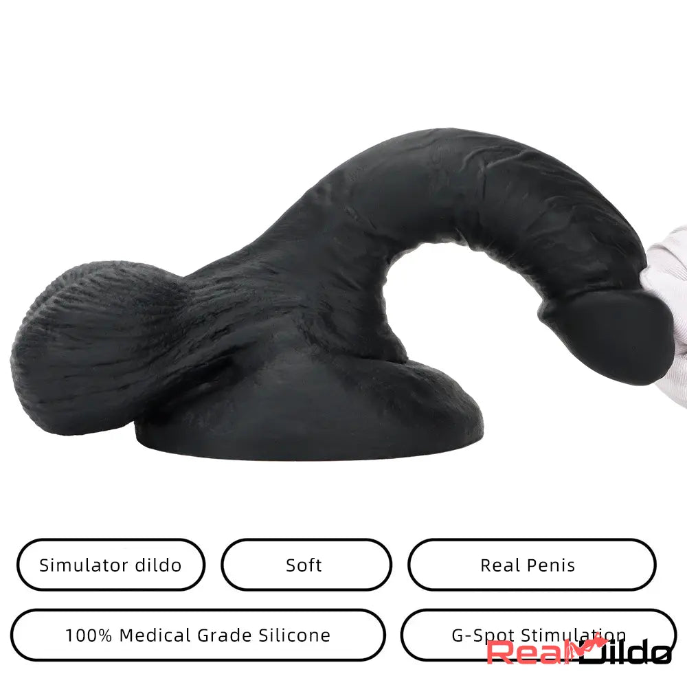 7.48in Big Suction Cup Silicone Soft Mixed Color Dildo For Sex Toy Safety Real Dildo