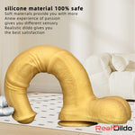 14.76in Extra Long Huge Black Soft Liquid Silicone Horse Cock Orgasm Dildo Real Dildo