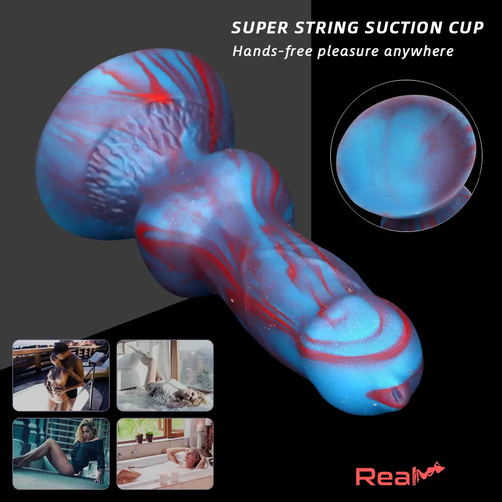 3.81in Mini Soft Silicone Lifelike Animal Dog Penis Dildo For Sex Beginners Real Dildo