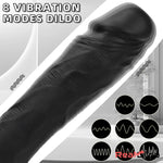 8.85in Elephant 3in1 Heating Thrusting Vibrating Remote Dildo Anal Sex Toy Real Dildo