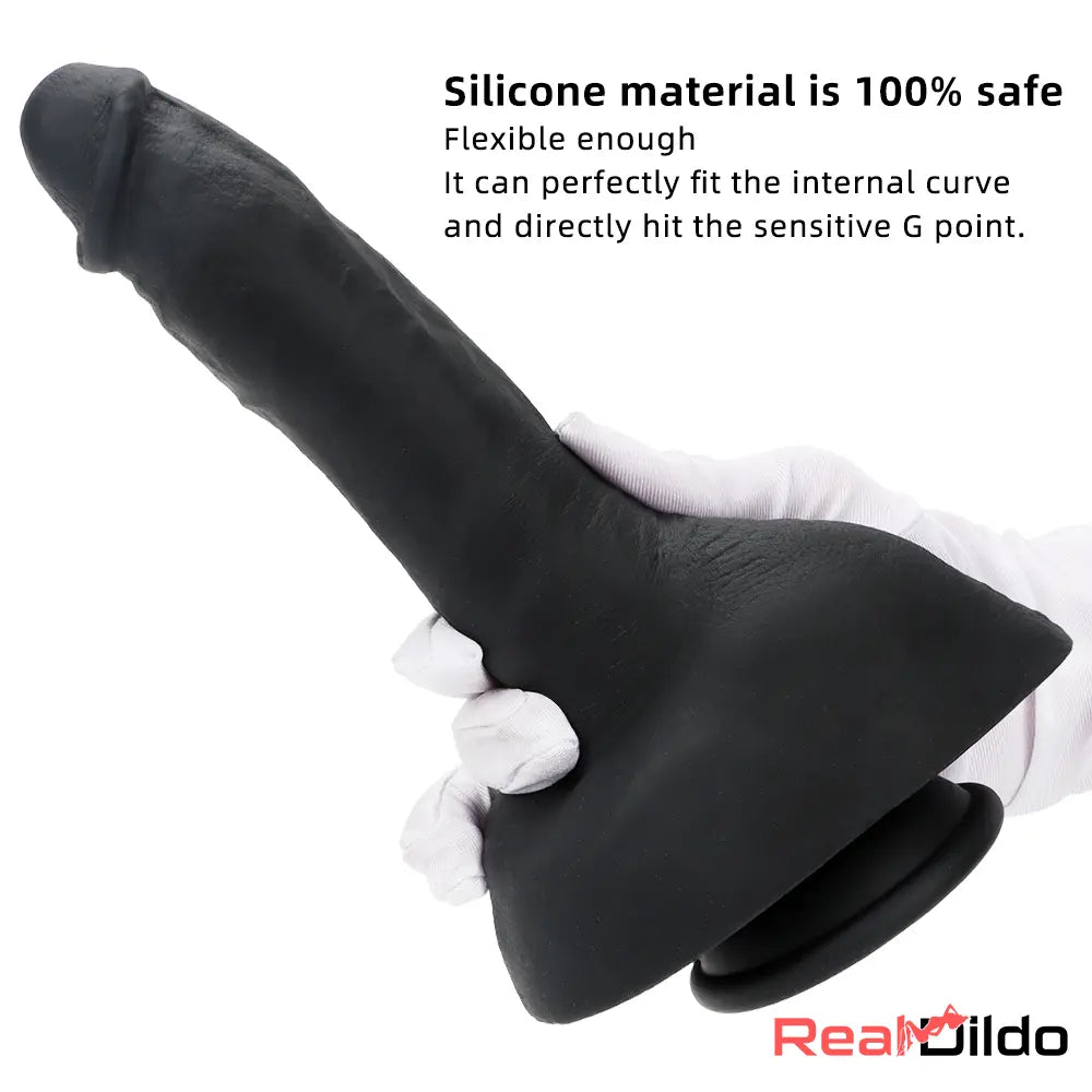 9.05in Premium Large Silicone Soft Mixed Color Dildo For Anus Safety Real Dildo