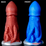 8.26in Fantasy Big Octopus Tentacle Silicone Soft Dildo Anal Masturbator Real Dildo
