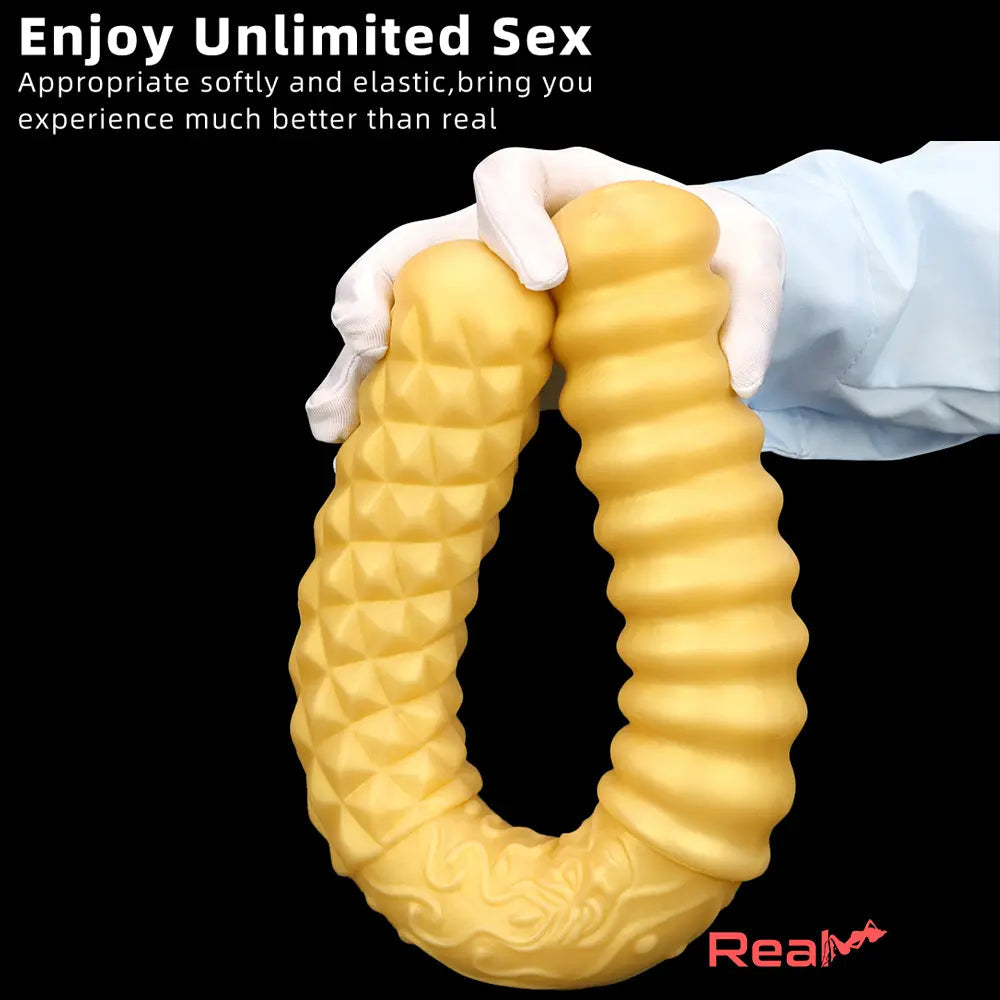 11.41in 15in 18.11in Massager Large Soft Long Silicone Dual Ended Dildo Real Dildo