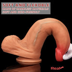 10.03in 9.25in 13in Soft Silicone Big Lifelike Real Dual Density Dildo Real Dildo