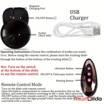 8.6in Soft Big Silicone Thrusting Vibrating Heating Remote Ebony Auto Dildo Real Dildo