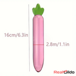 Multiple Lengths Colors Fruit Vegetable Crystal Clear Glass Anal Cock Dildo Real Dildo