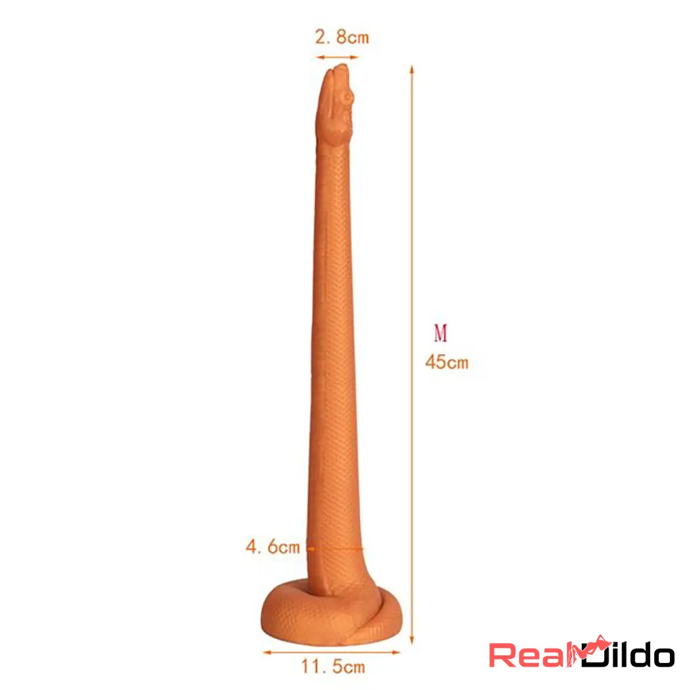13.78in 17.72in 21.65in Extra Long Huge Silicone Soft Snake Animal Dildo - Real Dildo