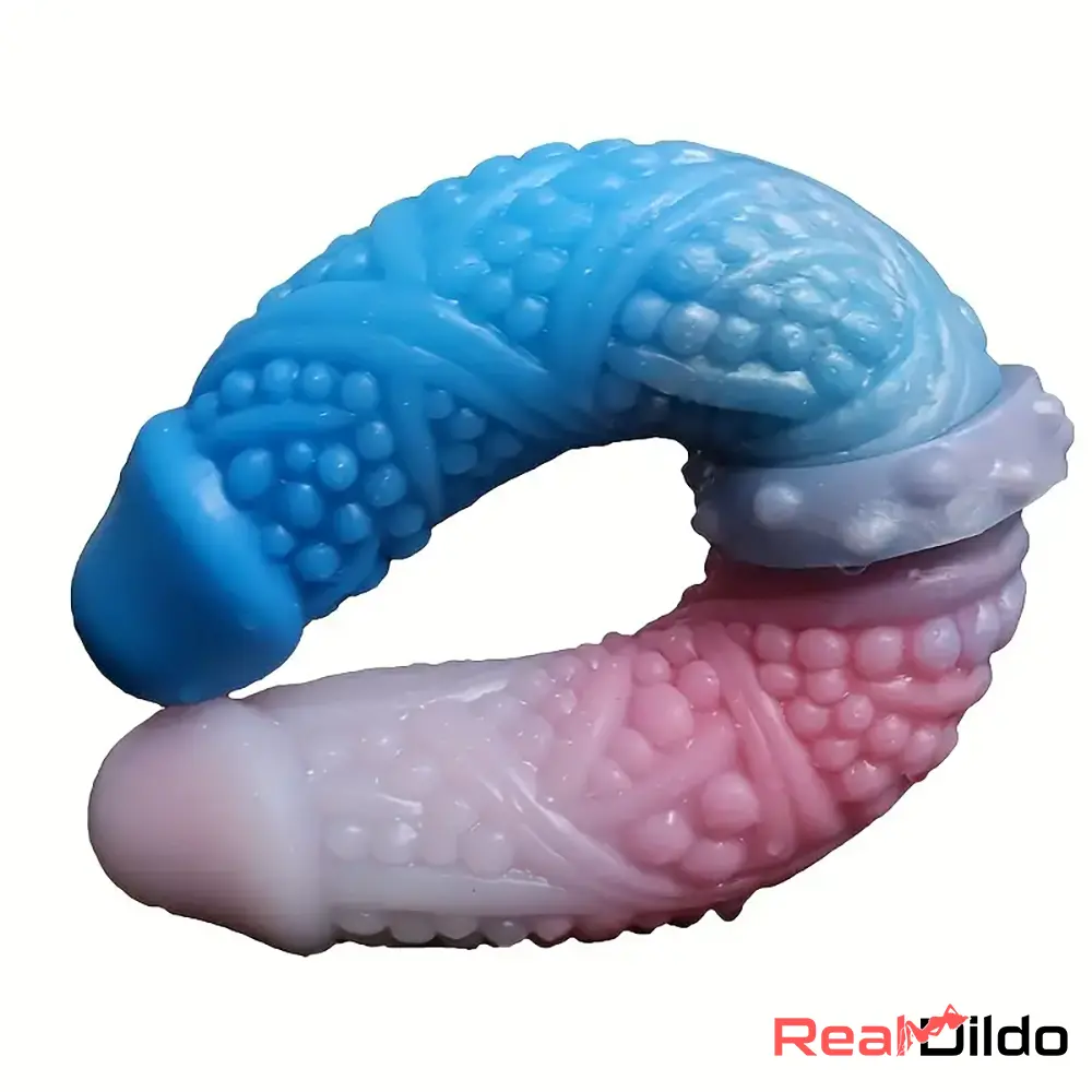 10.62in Tortoise Penis Silicone Soft Large Double-headed Fantasy Dildo Real Dildo