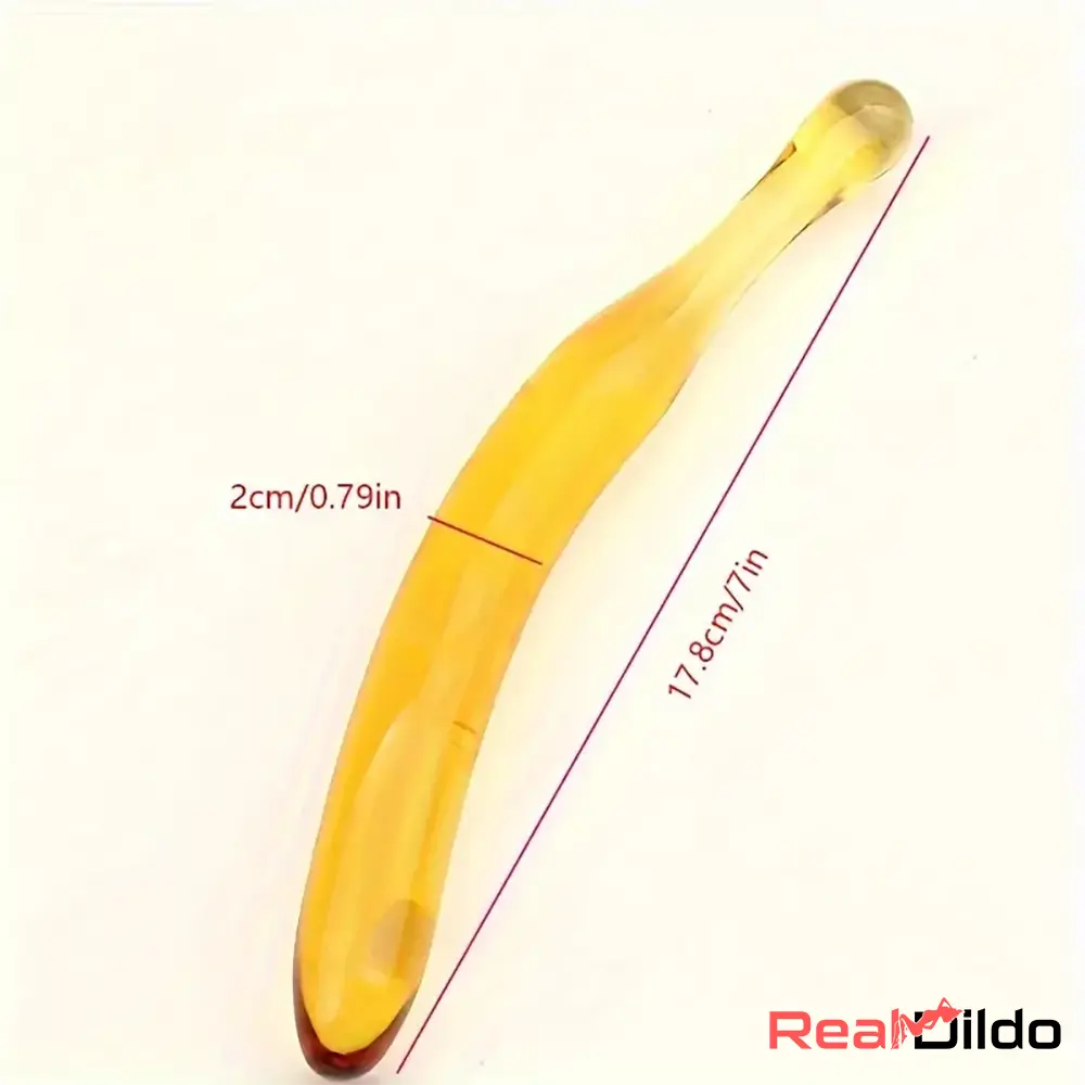 Multiple Lengths Colors Fruit Vegetable Crystal Clear Glass Anal Cock Dildo Real Dildo
